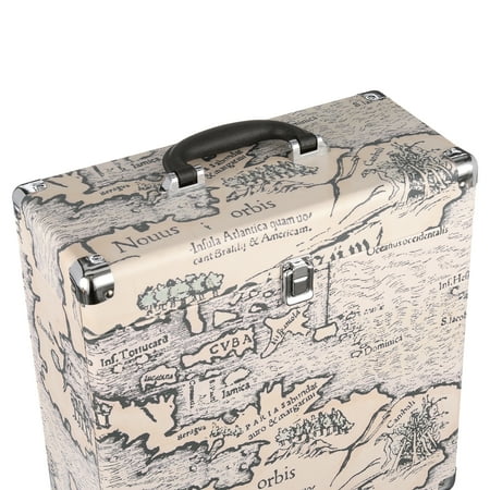 Victrola - Storage Case for Vinyl Turntable Records - Map