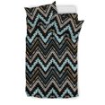thumbnail image 1 of Zigzag Chevron Africano Afro Dashiki Adinkra Kente Ropa de cama Set, 1 of 5