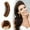 Coffee, variant on Hair Pad Hair Bun Clip - Natural Volume Enhancer for Effortless Styling - for DIY Hairdos and Elegant Hairstyles
