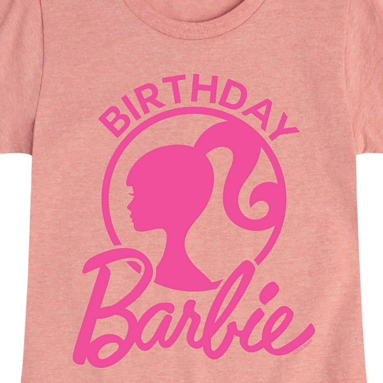 Barbie Birthday Kids Tees Clothes Toddler Youth Girls Short