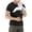 188#Black, variant on Mens Dad Shirts Baby Carrier Shirt Short Sleeve Skin to Skin New Dad Gifts T-Shirt with Pocket Black L