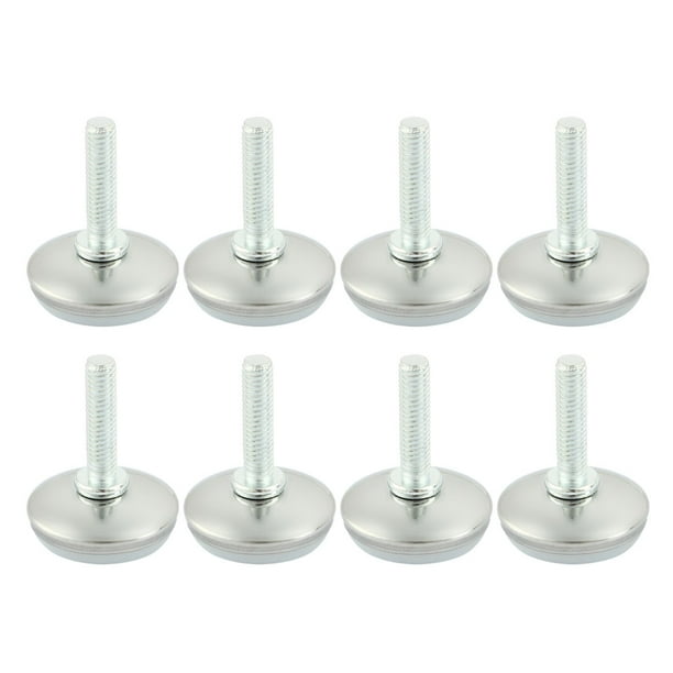 Adjustable Male Threaded Leveling Foot Furniture Glide 8pcs for Home
