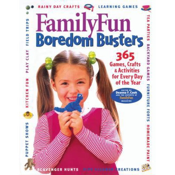 Pre-Owned FamilyFun Boredom Busters: 365 Games, Crafts & Activities For Every Day of the Year (Hardcover) 0786853611 9780786853618