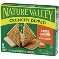 thumbnail image 4 of Nature Valley Crunchy Dipped Granola Squares, Salted Caramel, 6 ct, 4.68 OZ, 4 of 10