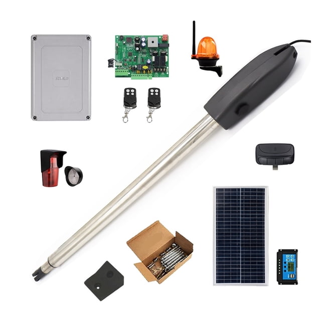 Automatic Gate Opener Kit Light Duty Single Gate Operator For Single Swing Up To 19 Feet OR 660 Pounds Gate Motor ,Free Your Hands