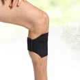 thumbnail image 6 of Lapsitude Black Sports Running Leg Pouch Elastic Calf Bag Hook and Tape Cell Phone Holder Storage Case Workout Pouch Exercise Bag for Outdoor, 6 of 7