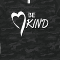 thumbnail image 4 of Inktastic Be Kind with Heart Ribbon in White Text Women's T-Shirt, 4 of 5