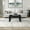 Black Grain, variant on Evelyn&Zoe Langston 34" Wide Square Coffee Table, Black Grain