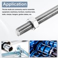 thumbnail image 4 of Uxcell Fully Threaded Rod M20 x 250 2.5mm Pitch 304 Stainless Steel With Screw Nut 2Pcs, 4 of 5