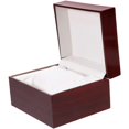 thumbnail image 4 of Wood Watch Storage Box Watch Storage Display Case Jewelry Bracelet Storage Gift Holder (Red), 4 of 4