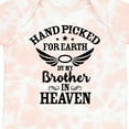 thumbnail image 4 of Inktastic Handpicked for Earth by My Brother in Heaven Angel Wings Boys or Girls Baby Bodysuit, 4 of 5