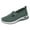 Dark Green, variant on Women's Breathable Slip-On Sneakers, Elastic Knit Fabric with Cloud Foam Midsole, Perfect for Casual Wear, Nursing & All-Day Comfort Purple 35
