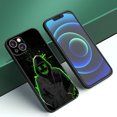 thumbnail image 3 of Marshmallow-funda de teléfono con caras de Dj para Apple, carcasa negra suave para iPhone 12, 13 Mini, 11, 14 Pro, XS Max, 6S, 6, 7, 8 Plus, 5S, X, XR, SE, 2020, 2022, 3 of 5