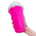 thumbnail image 4 of Taza para hacer granizados TIK TOK Frozen Magic con tapas y pajitas, color rojo, 4 of 9