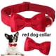 thumbnail image 2 of Collar para perro con lazo de terciopelo para mascotas con pajarita extraíble, tamaño pequeño, 2 of 6
