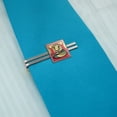 thumbnail image 2 of Cobra Snake Square Tie Bar Clip Clasp Tack- Silver or Gold, 2 of 4