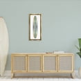 thumbnail image 3 of Stupell Industries Fashion Glam Surfboard Nature Painting Gold Floater Framed Canvas Art Print Wall Art, 14 x 31, 3 of 10