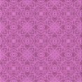 thumbnail image 1 of Ahgly Company Machine Washable Indoor Square Transitional Heliotrope Purple Area Rugs, 8' Square, 1 of 7