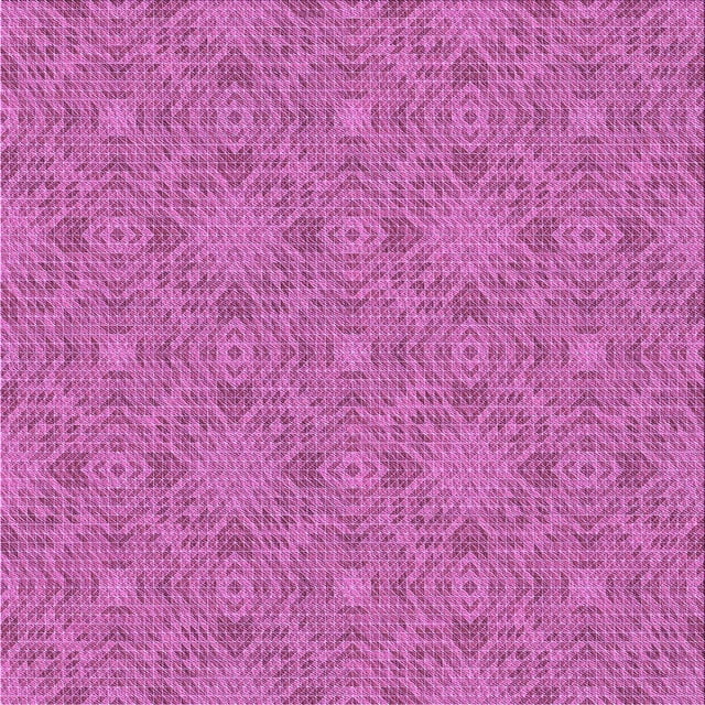 Ahgly Company Machine Washable Indoor Square Transitional Heliotrope Purple Area Rugs, 8' Square