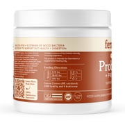Fera Pets Dog & Cat Probiotics Powder with Prebiotics - USDA Organic - Gut Health Support - 60 Scoops