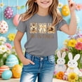 thumbnail image 2 of Shadoumai Kids Shirts Girls 10-12 Cartoon Print Round Neck Shirt Short Sleeve T Shirt Soft Basic Tees Girls' Tees Short Sleeve, 2 of 4