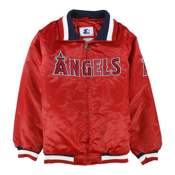 STARTER Veste Los Angeles Angels Varsity pour Homme Rouge, XX-Large