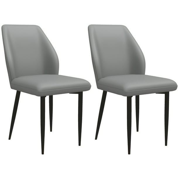 Dining Chairs Set of 2, Kitchen Chairs with PU Leather