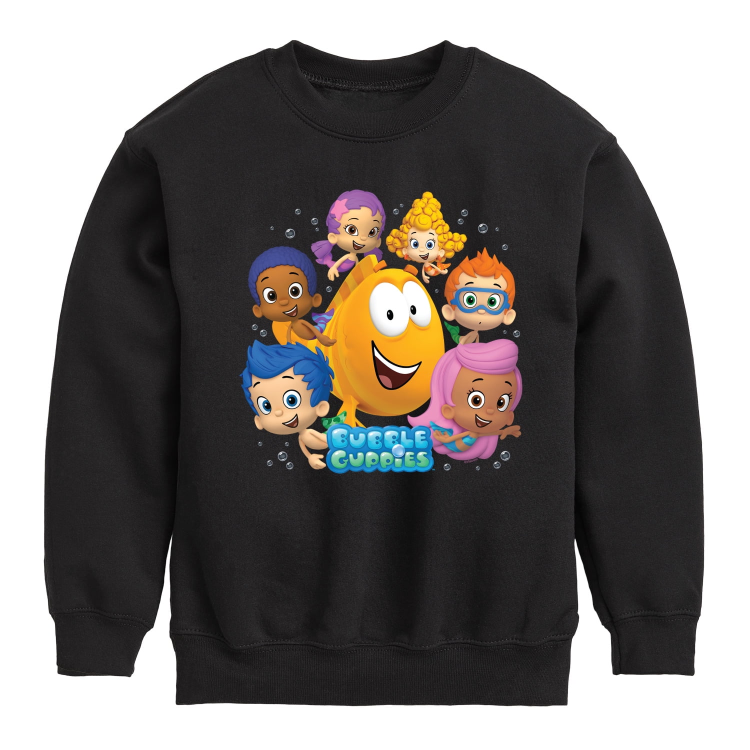 Bubble Guppies Mr. Grouper And Guppies Toddler And Youth Crewneck