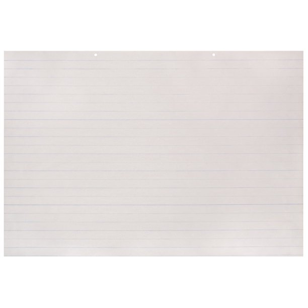 School Smart Primary Newsprint Paper, Long Way Ruled, 36 x 24 Inches