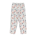 thumbnail image 5 of Balery Lighthouse Sailboat print Women's Pajama Pants,Ultra Lightweight Pjs,Lounge Pant-Medium, 5 of 9