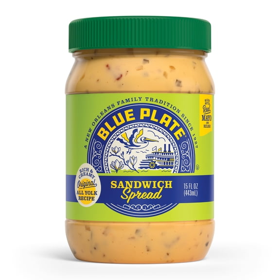 Blue Plate Sandwich Spread, 15 fl oz Plastic Jar