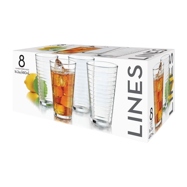 Lines Glass Set/8