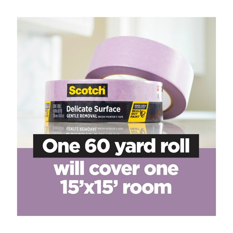 Scotch Delicate Surface Painter's Tape, Purple, 1.41 in x 60