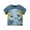 Blue, variant on Boys T Shirts Toddler Kids Boys Summer Cartoon Elephant Print Short Sleeve Crewneck T Shirts Tops Summer Tops White 4 Years-5 Years