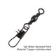 thumbnail image 5 of Eslabones giratorios con enclavamiento Broche giratorio con rodamiento 45 mm 121 g Sunnimix Conector giratorio de pesca, 5 of 7