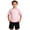 Pink, variant on Boy Girls Shirt Short Sleeve Crew Neck Youth Basketball Undershirt Kids Quick Dry Athletic Base Layer T-Shirt