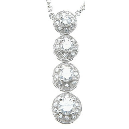Sterling Silver Pendant Necklace For Women & Wedding Anniversary Gifts