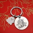 thumbnail image 3 of cute ghost charms stainless steel keychain holloween gift for kid boys and girls, 3 of 10