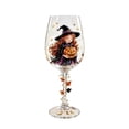 thumbnail image 2 of Halloween 3D Wine Glass Collection Gift Box Set, Pumpkin Witch Stemmed Wine Glass with Gothic Design, Halloween Party Drinkware & Spooky Holiday Gift,1PCS, 2 of 7