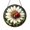 Acrylic 3.5 Inch, variant on Daisy Flower Ladybug Window Hanging Stained Glass Suncatcher, Lively Garden Style Home Accent