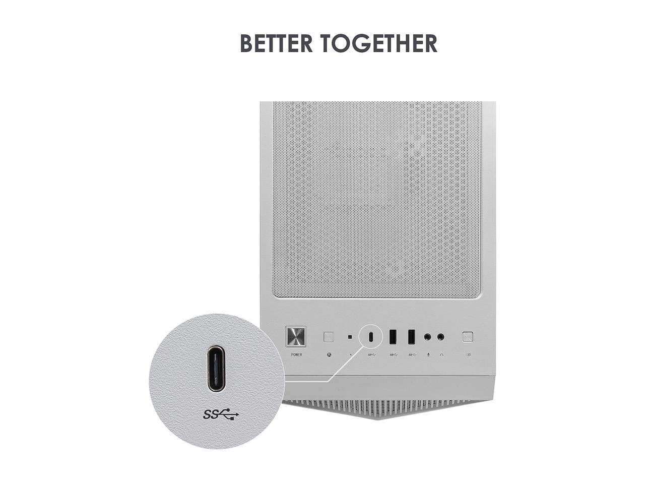 MSI MPG GUNGNIR 110R ATX Mid Tower Computer Case, White