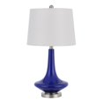 thumbnail image 1 of Benjara BM233306 Pot Bellied Shape Glass Table Lamp, Blue - Set of 2, 1 of 5