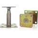 thumbnail image 5 of 2pcs Galvanized Adjustable 100-150mm Post Base Support, Heavy Duty Elevated Roof & Building Support, 5 of 5