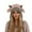 Pink, variant on Bainana Winter Hat For Women Color Block Stretchy Earflap Santa Hats With Deer Fashion Warm Women Outdoor Headwear Beige