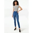 thumbnail image 7 of Time and Tru Women's High Rise Jeggings, 29" Inseam, Sizes XS-XXXL, 7 of 7