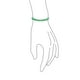 Semi Précieuse Aventurine Verte Perle Ronde Boule 8MM Empilage Bracelet Extensible pour les Femmes Hommes Adolescent Brin Unisexe – image 2 sur 4