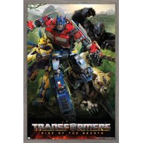 Transformers: Rise of the Beasts - Big 4 Wall Poster, 14.725" x 22.375" Framed