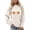 Beige [Womens Halloween Sweatshirts] [WenDA6070211], variant on Halloween Sweatshirt for Women Funny Holding Pumpkin in Hand Bones Printed Long Sleeve Shirts for Women Sweaters Tops Womens Fall Fashion Clothing Red, M
