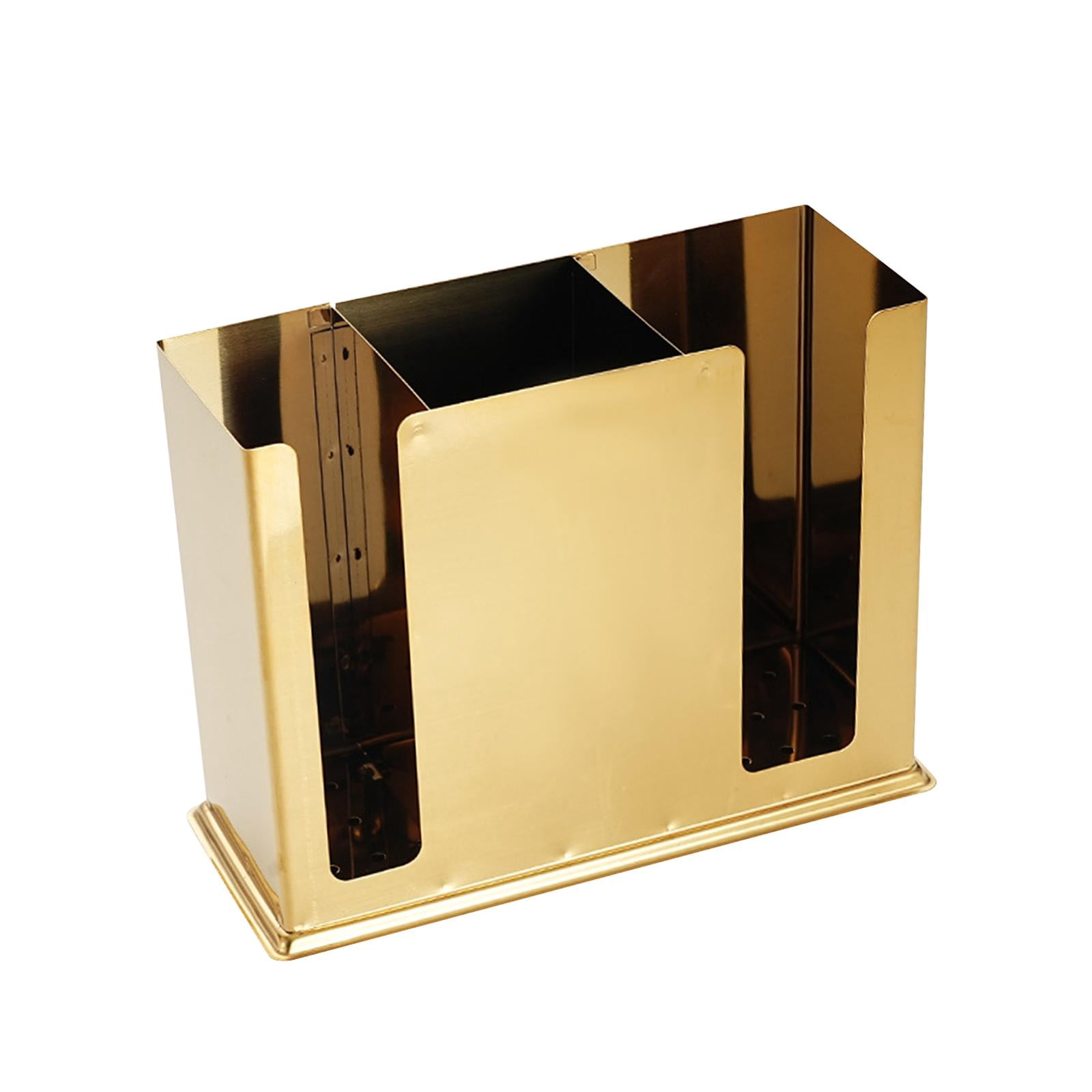 Fiocias Cutlery Storage Organizer Kitchen Utensil Holder Draining Chopstick Cage Utensil Gold