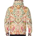 thumbnail image 7 of Pofeuu Indian Paisley 1 Print Mens Casual Hooded Collar Drawstring Hoodies Pullover Sweatshirts Casual Long Sleeve Shirts-X-Large, 7 of 7